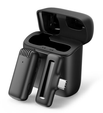 APEXEL ασύρματο μικρόφωνο APL-MIC007 με θήκη φόρτισης