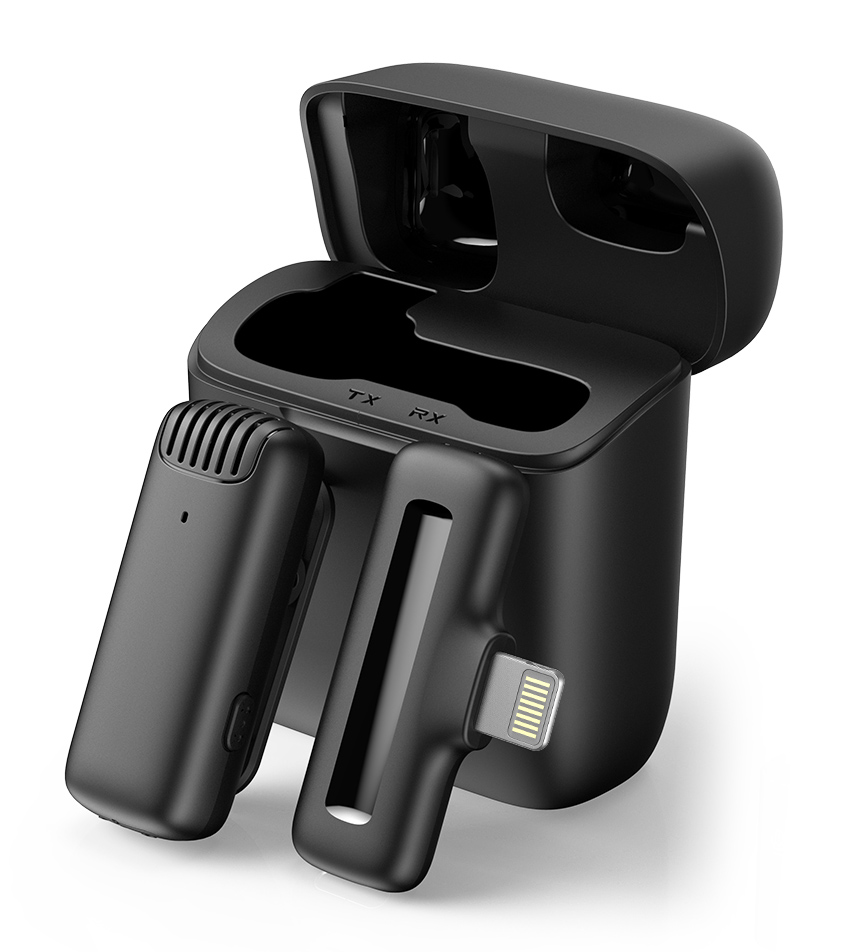 APEXEL ασύρματο μικρόφωνο APL-MIC013 με θήκη φόρτισης