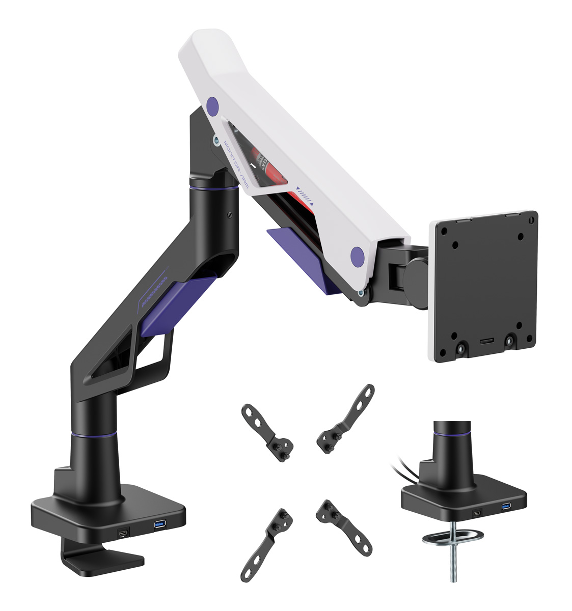 BRATECK gaming βάση γραφείου οθόνης LDT95-C012UC