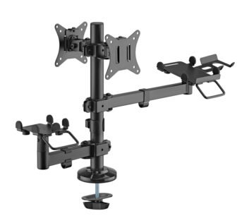 BRATECK βάση γραφείου για 2x οθόνες PMM-02SD