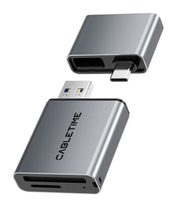 CABLETIME card reader CT-ACCD3-AG για SD & micro SD