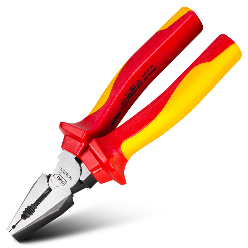 DELI πένσα ηλεκτρολόγου DL512006 με αντιολισθητικές λαβές