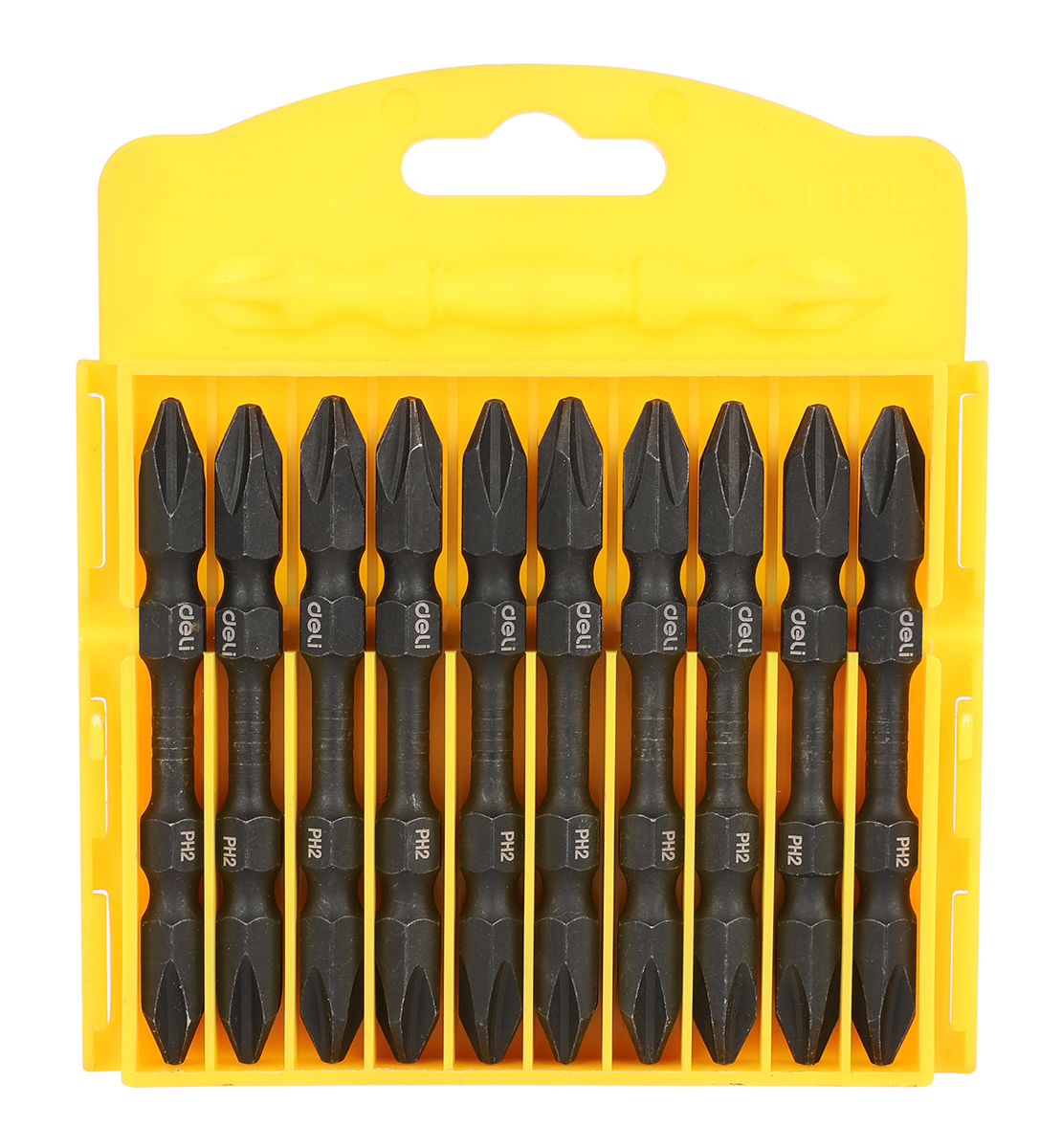 DELI σετ μύτες κατσαβιδιού DL252202 για δραπανοκατσάβιδο