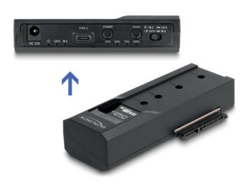 DELOCK docking station για M.2 NVMe/SATA ή 2.5"/3.5" SSD/HDD 64252
