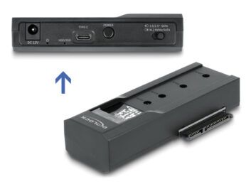 DELOCK docking station για M.2 NVMe/SATA ή 2.5"/3.5" SSD/HDD 64253