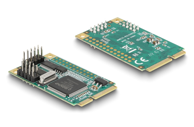 DELOCK κάρτα επέκτασης mini PCIe σε 2x RS-232 95273 - Image 2