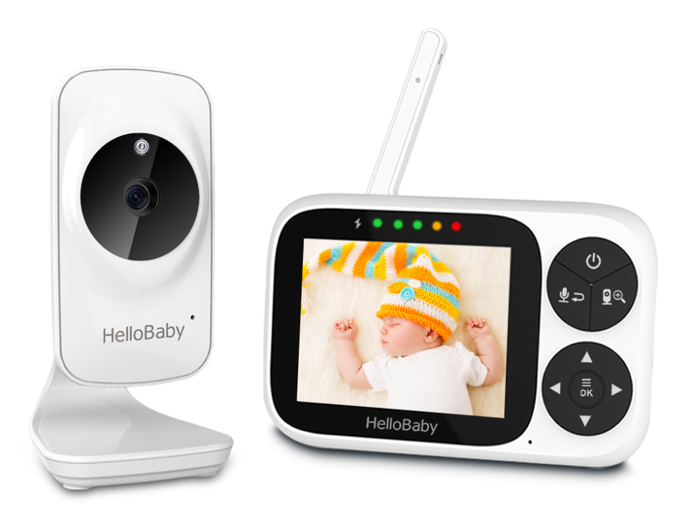 HELLOBABY ενδοεπικοινωνία μωρού HB2033 με κάμερα & οθόνη 3.2"