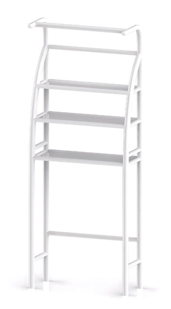 HOME USE ραφιέρα μπάνιου HUH-0222 με 3 ράφια