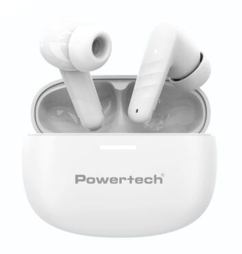 POWERTECH earphones με θήκη φόρτισης PT-1432