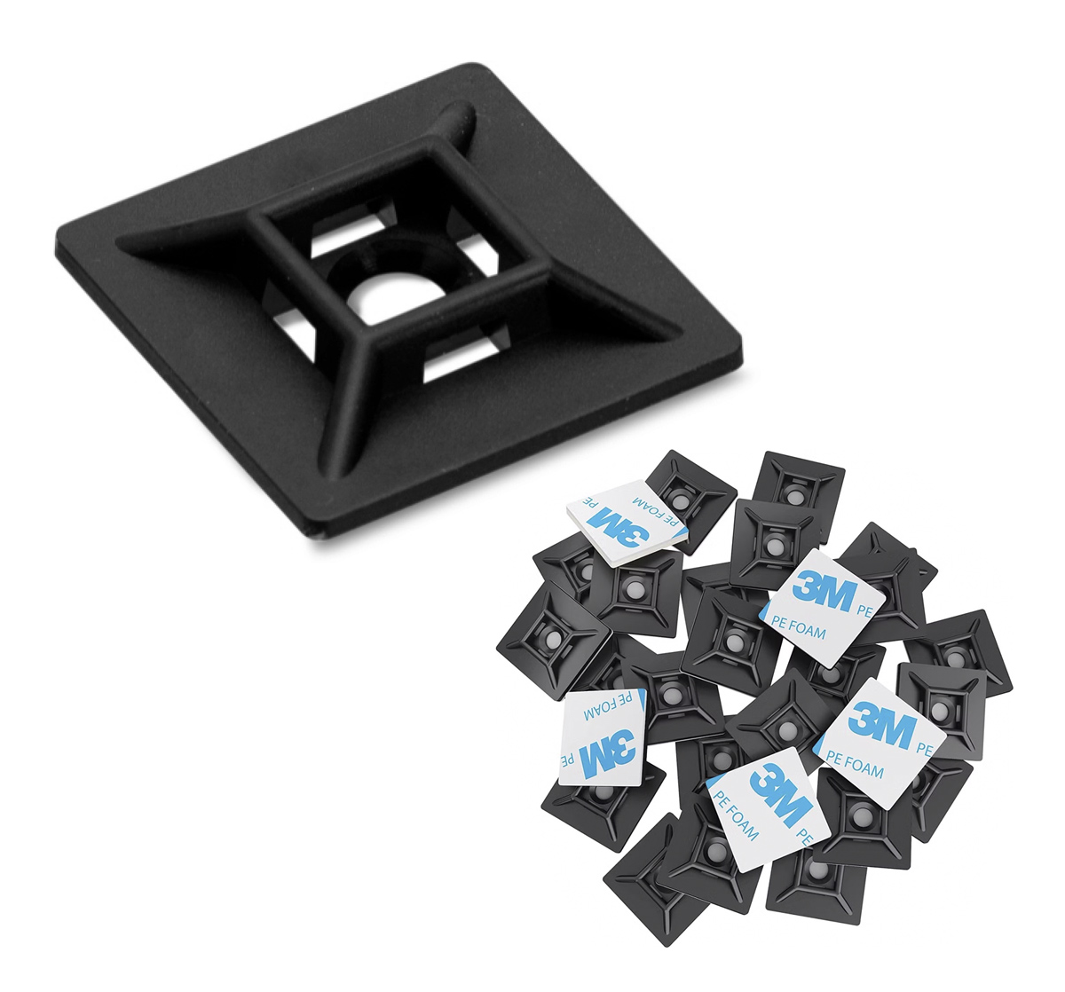 POWERTECH βάσεις δεματικών καλωδίων TIES-081