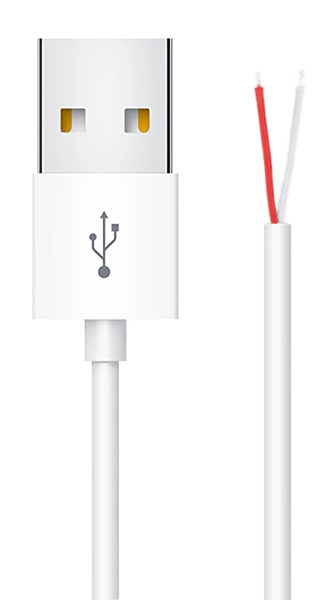 POWERTECH καλώδιο USB CAB-U156 με ελεύθερα άκρα