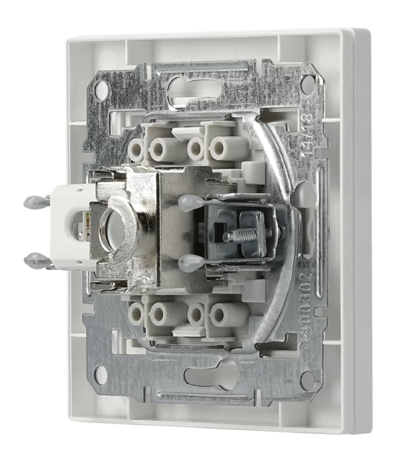 SCHNEIDER ELECTRIC επιτοίχια πρίζα δικτύου RJ45 & RJ12 Asfora EPH4900121 - Image 2