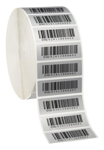 Αυτοκόλλητο με σειριακό αριθμό 6X1SN